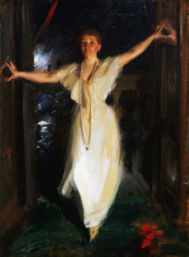 Isabella Stewart Gardner in Venice by Anders Zorn, hand-painted oil reproduction
