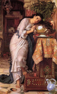 Isabella and the Pot of Basil by William Holman Hunt, hand-painted oil painting reproduction