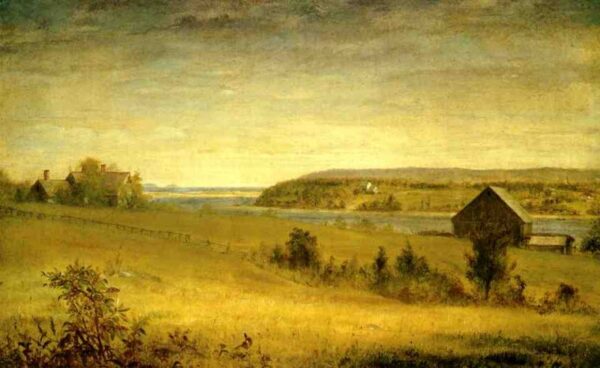 Thomas Strongs House, Setauket, Long Island by William Sidney Mount, hand-painted oil painting reproduction