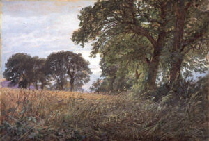 Tennysons Farm, Farmington, Isle of Wight by William Trost Richards, hand-painted oil painting reproduction