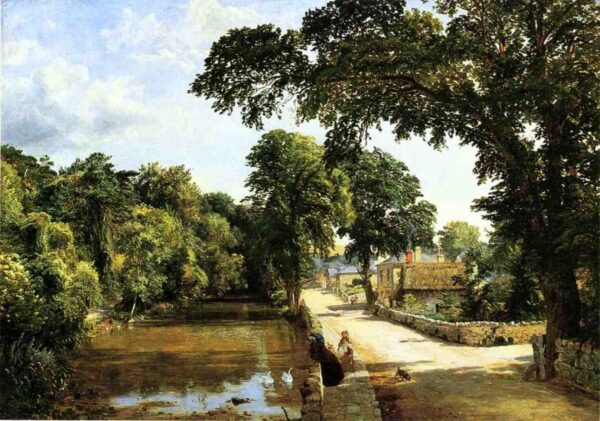 Isle of Wight by Jasper Francis Cropsey, hand-painted oil painting reproduction
