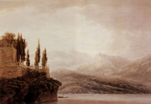 Isola Bella On Lago Maggiore 1783 by John Robert Cozens, hand-painted oil painting reproduction