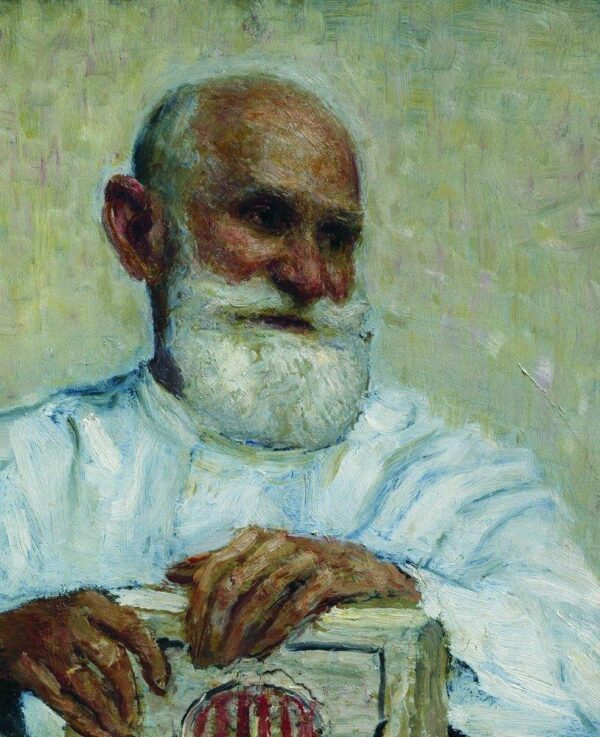 Ivan Petrovich Pavlov by Ilya Repin, hand-painted oil painting reproduction