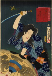 Iwai Kumezaburo by Utagawa Kunisada, hand-painted oil painting reproduction