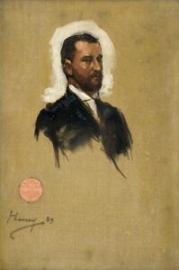 J. F. X. King by John Lavery, hand-painted oil painting reproduction