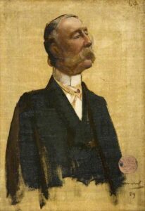 J. L. Mitchell by John Lavery, hand-painted oil painting reproduction