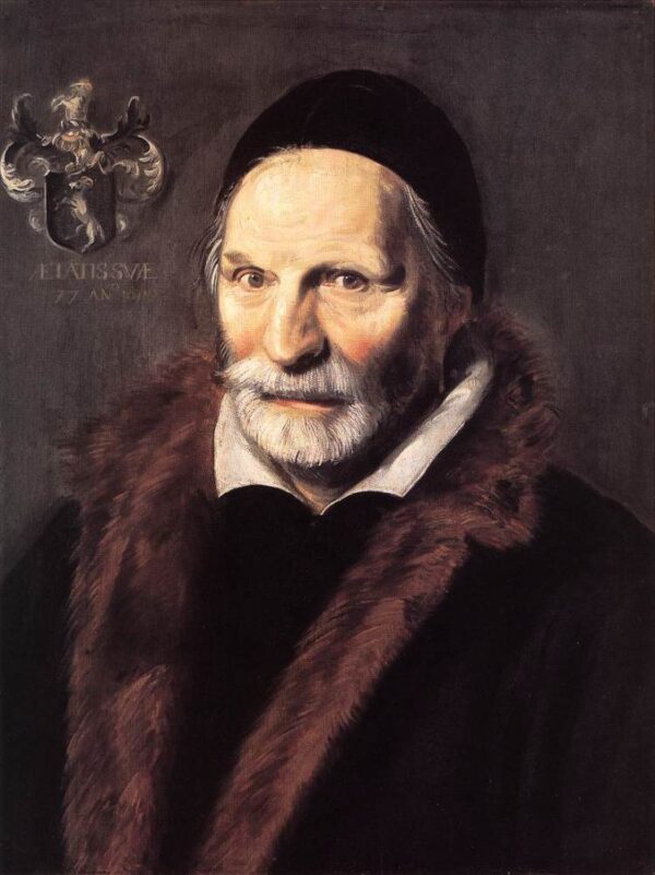 Jacobus Zaffius by Frans Hals, hand-painted oil painting reproduction
