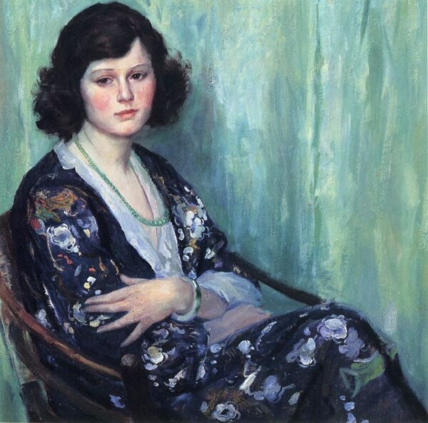 Jade Beads by Guy Rose, hand-painted oil painting reproduction