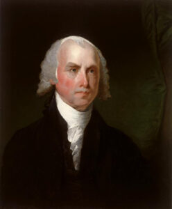 James Madison by Gilbert Stuart, hand-painted oil painting reproduction