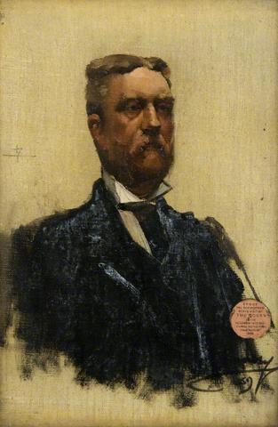 James Muir by John Lavery, hand-painted oil reproduction