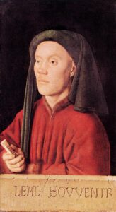 Portrait of a Young Man Tymotheos by Jan van Eyck, hand-painted oil painting reproduction