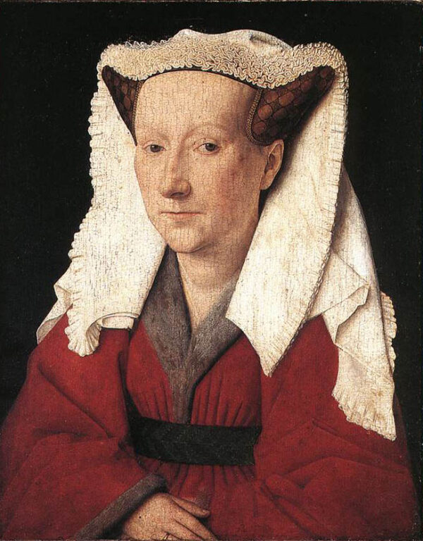 Portrait of Margareta van Eyck by Jan van Eyck, hand-painted oil painting reproduction