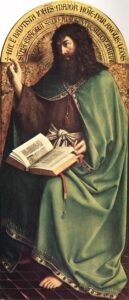 The Ghent Altarpiece St John the Baptist by Jan van Eyck, hand-painted oil painting reproduction