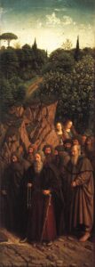 The Ghent Altarpiece The Holy Hermits by Jan van Eyck, hand-painted oil painting reproduction