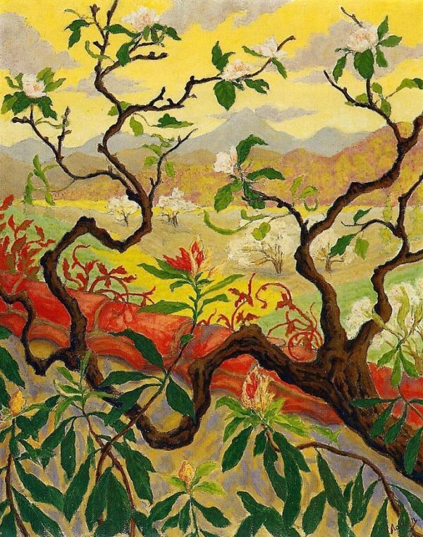 Japanese Style Landscape by Paul Ranson, hand-painted oil painting reproduction