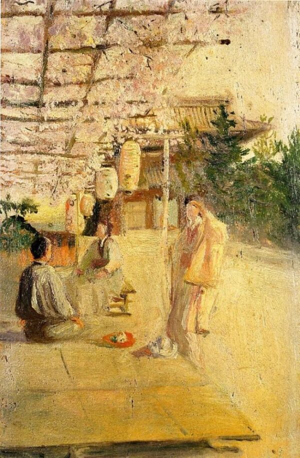 Japanese Tea Party by Robert Frederick Blum, hand-painted oil painting reproduction