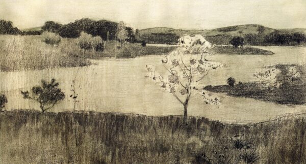 Japanese Tree in Bloom 1895 by Arthur Wesley Dow, hand-painted oil painting reproduction
