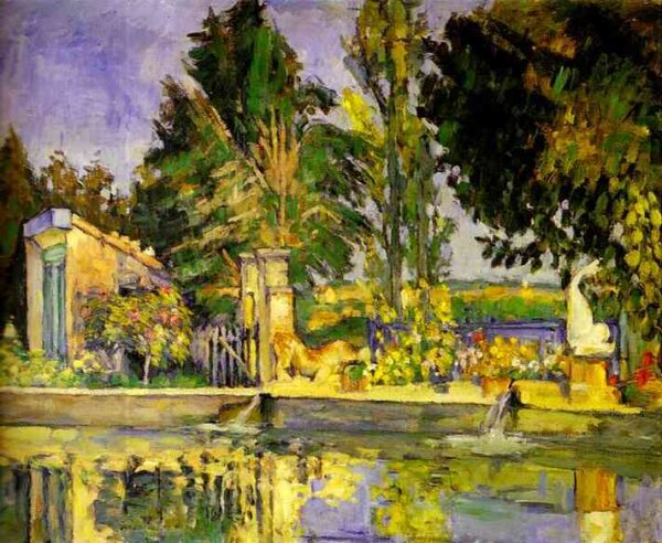 Jas de Buffan The Pool by Paul Cézanne, hand-painted oil painting reproduction