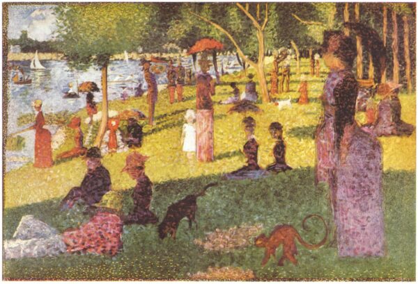 Study for A Sunday Afternoon on the Island of La Grande Jatte by Georges Pierre Seurat, hand-painted oil painting reproduction