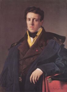 Charles Marie Jean Baptiste Marcotte by Jean Auguste Dominique Ingres, hand-painted oil painting reproduction