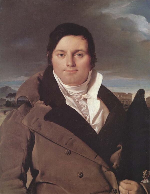 Joseph Antoine Moltedo by Jean Auguste Dominique Ingres, hand-painted oil painting reproduction