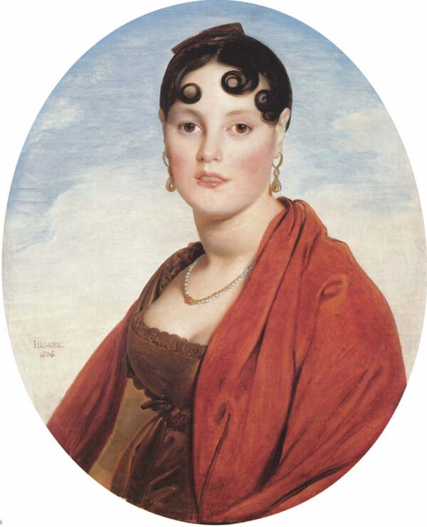 La Belle Zelie by Jean Auguste Dominique Ingres, hand-painted oil painting reproduction