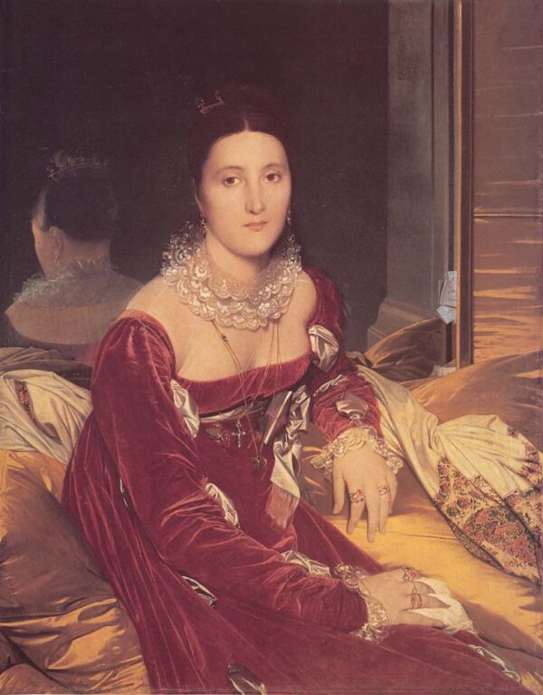 Madame de Senonnes by Jean Auguste Dominique Ingres, hand-painted oil painting reproduction