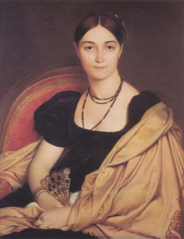 Madame Duvaucey by Jean Auguste Dominique Ingres, hand-painted oil painting reproduction