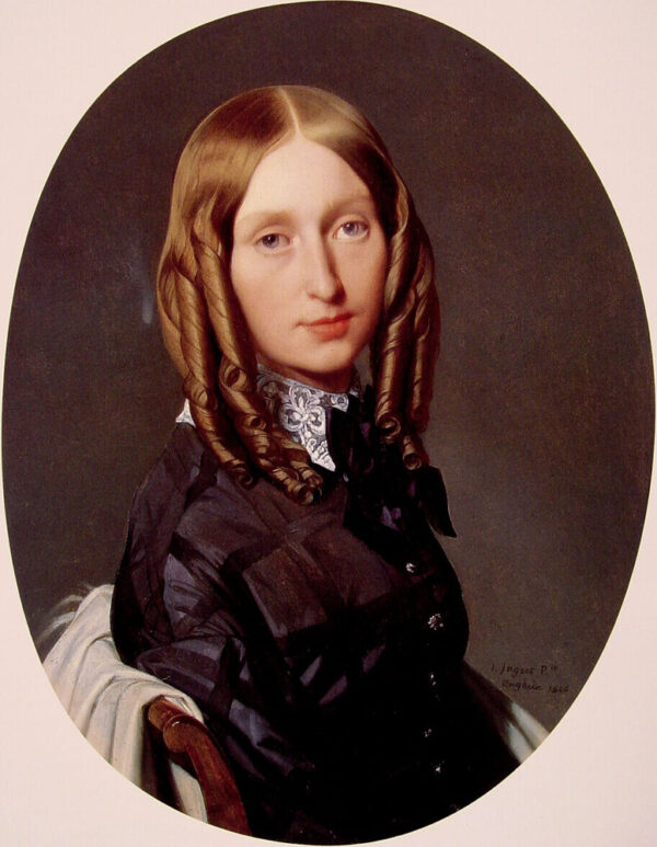 Madame Frederic Reiset by Jean Auguste Dominique Ingres, hand-painted oil painting reproduction