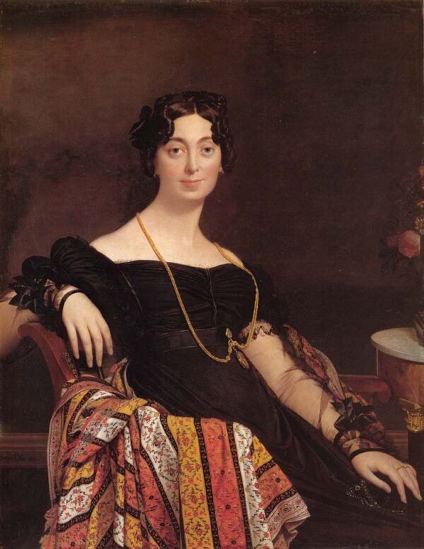 Madame Jacques Louis Leblanc by Jean Auguste Dominique Ingres, hand-painted oil painting reproduction