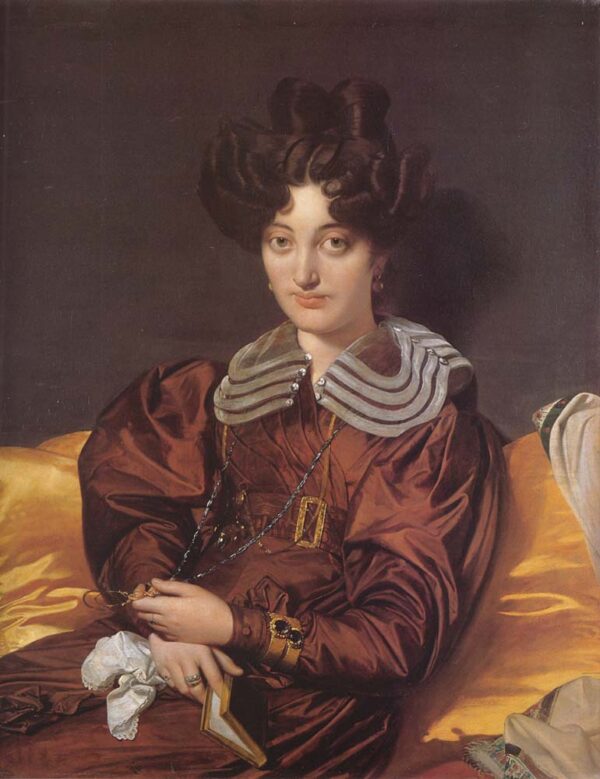 Madame Marie Marcotte by Jean Auguste Dominique Ingres, hand-painted oil painting reproduction