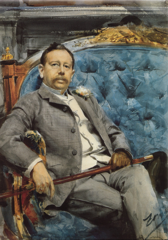 Jean Burney by Anders Zorn, hand-painted oil reproduction