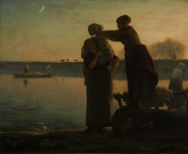 Washerwoman by Jean-François Millet, hand-painted oil painting reproduction