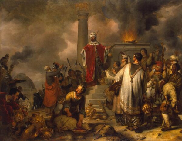 Jeroboam’s Sacrifice at Bethel by Gerbrand van den Eeckhout, hand-painted oil painting reproduction