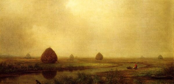 Jersey Marshes by Martin Johnson Heade, hand-painted oil painting reproduction