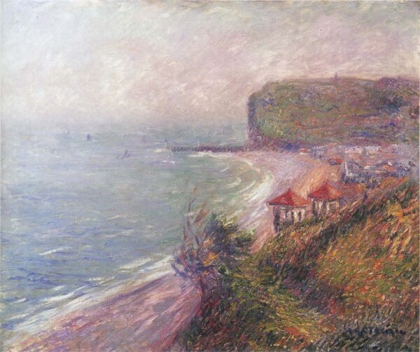 Jetty at Fecamp by Gustave Loiseau, hand-painted oil reproduction