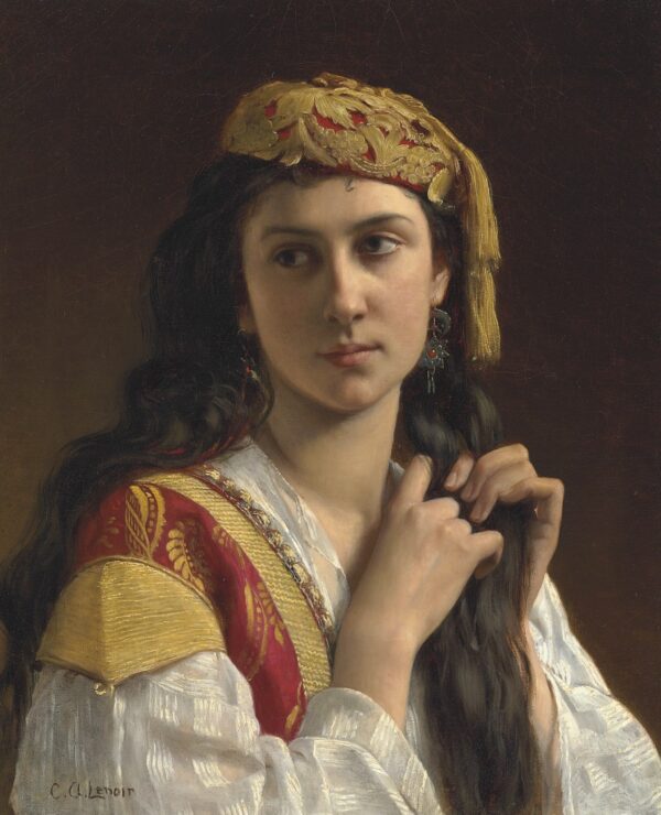 Jeune Fille Grecque by Charles-Amable Lenoir, hand-painted oil painting reproduction