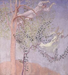 Jeunes filles et anges by Maurice Denis, hand-painted oil painting reproduction