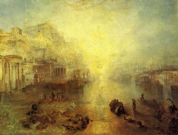 Ancient Italy Ovid Banished from Rome by J.M.W. Turner, hand-painted oil painting reproduction