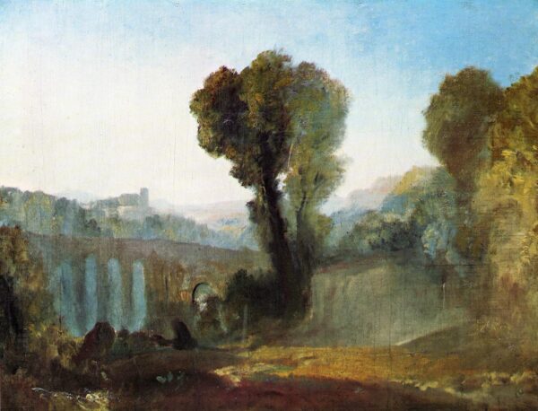 Ariccia Sunset by J.M.W. Turner, hand-painted oil painting reproduction
