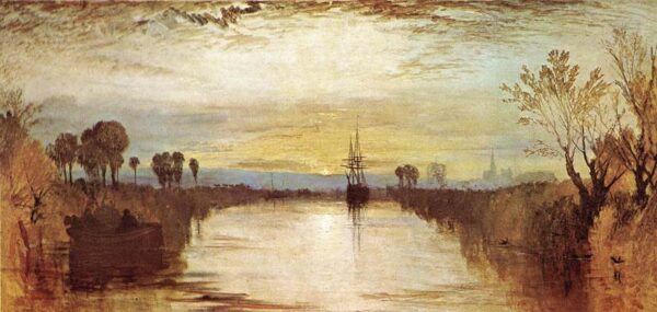 Chichester Canal by J.M.W. Turner, hand-painted oil painting reproduction