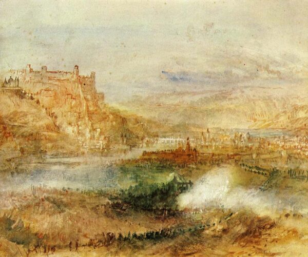 Ehrenbrietstein and Coblenz by J.M.W. Turner, hand-painted oil painting reproduction