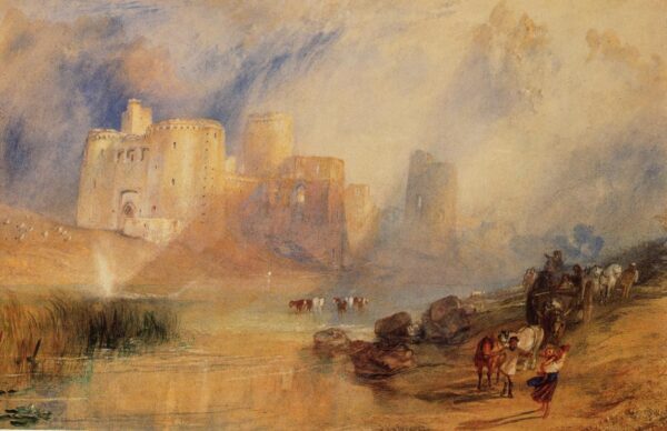 Kidwelly Castle by J.M.W. Turner, hand-painted oil painting reproduction