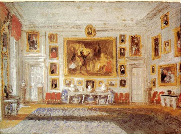 Petworth the Drawing room by J.M.W. Turner, hand-painted oil reproduction