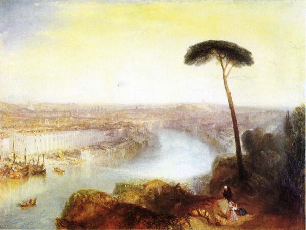 Rome from Mount Aventine by J.M.W. Turner, hand-painted oil painting reproduction