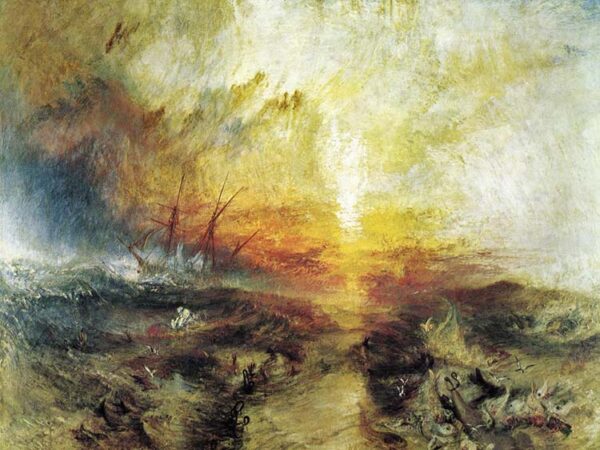 Slavers Throwing Overboard the Dead and Dying by J.M.W. Turner, hand-painted oil painting reproduction