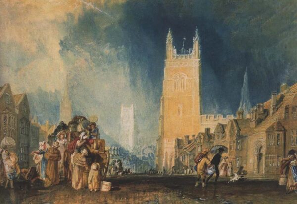 Stamford Lincolnshire by J.M.W. Turner, hand-painted oil painting reproduction