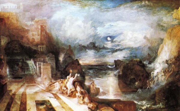 The Parting of Hero and Leander by J.M.W. Turner, hand-painted oil painting reproduction