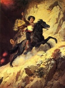 Joaquin Murieta by Charles Christian Nahl, hand-painted oil painting reproduction