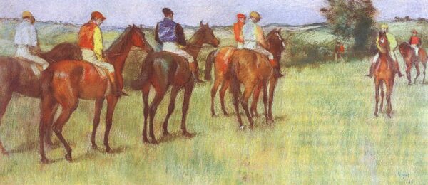 Jockeys by Edgar Degas, hand-painted oil painting reproduction